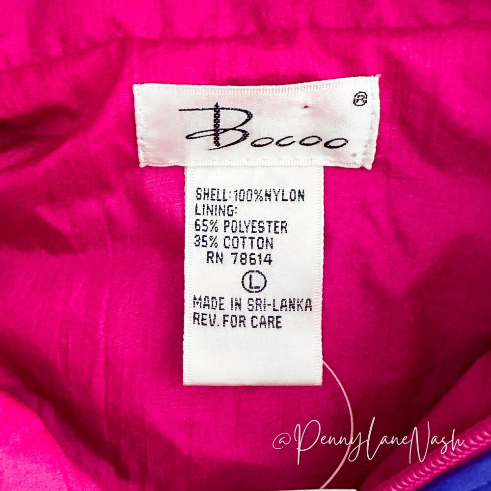 NWT Bocoo Vintage 80's Aerobic Track Suit Jacket & Pant Set - Picture 8 of 15